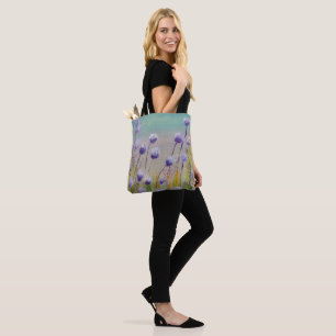 Bolsa Tote Flores silvestres roxas