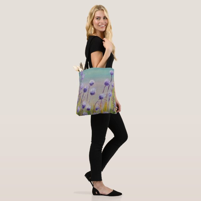 Bolsa Tote Flores silvestres roxas (No(a) Modelo)