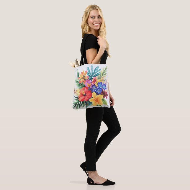 Bolsa Tote Flores tropicais (No(a) Modelo)