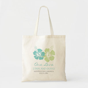 Bolsa Tote Flores tropicais do hibiscus