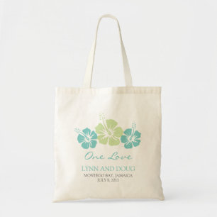 Bolsa Tote Flores tropicais do hibiscus