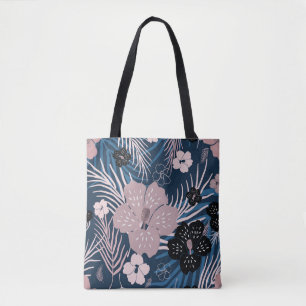 Bolsa Tote Flores Tropicais Palm Deixa Textura