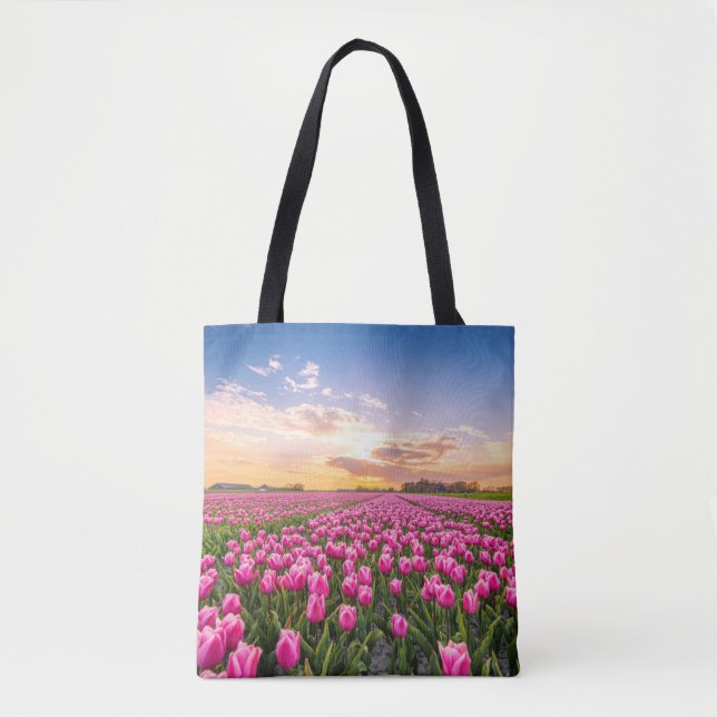 Bolsa Tote Flores | Tulips South Holland, Países Baixos (Frente)