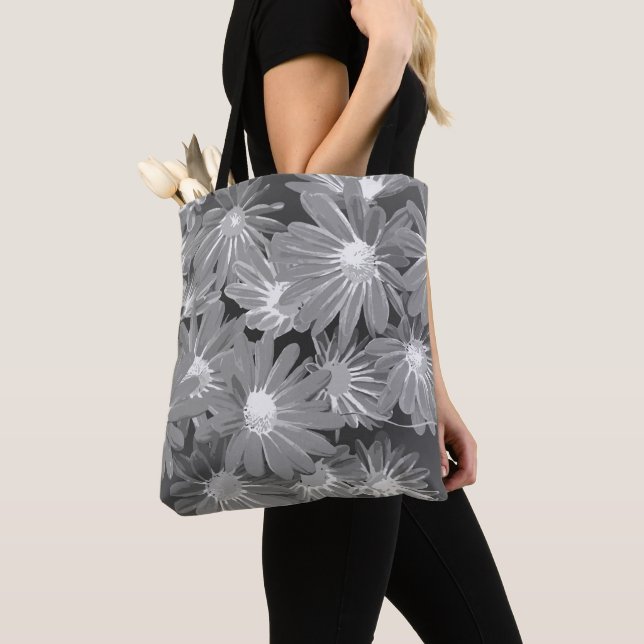 Bolsa Tote Flores Vermelhas e Amarelas 2 (Close Up)