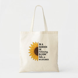 Bolsa Tote Florescer Como uma Flor Silvestre