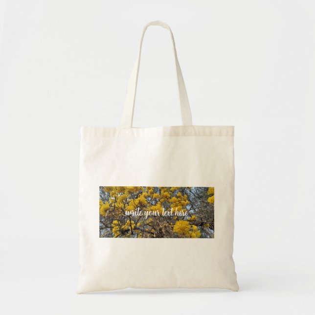 Bolsa Tote Florescer da natureza (Frente)