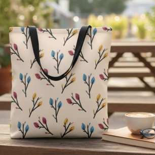 Bolsa Tote Florescer de Outono Todos os Dias