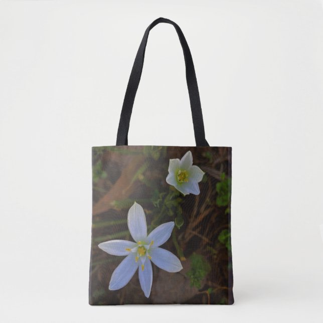 Bolsa Tote florescer em branco (Frente)