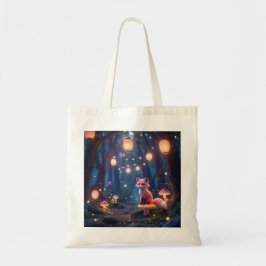 Bolsa Tote Floresta Branca - Fantasia Art Tote Bag