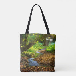 Bolsa Tote Floresta Creek Belo Paisagem Natural