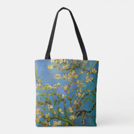 Bolsa Tote Floresta de Amêndoa Brilhante por Vincent van Gogh