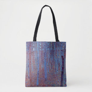 Bolsa Tote Floresta de faias por Gustav Klimt, Arte Nouveau V