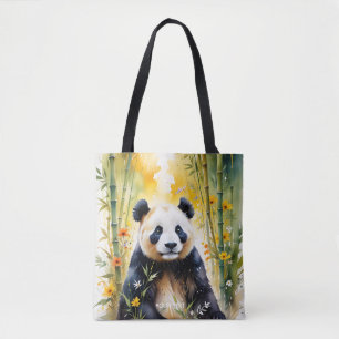 Bolsa Tote Floresta de Sad Panda Fantasy