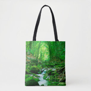 Bolsa Tote Floresta de verão profundo, serras profundas, prof