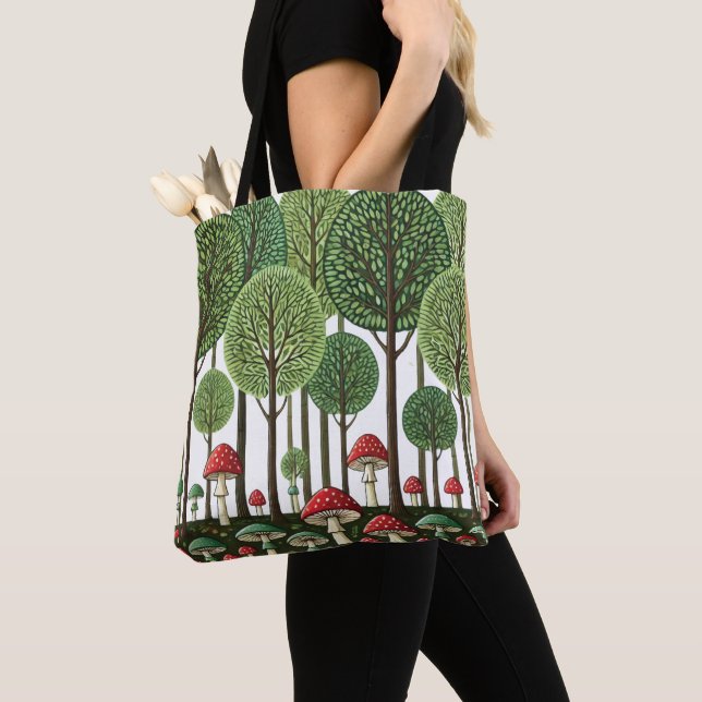 Bolsa Tote Floresta Encantada (Close Up)