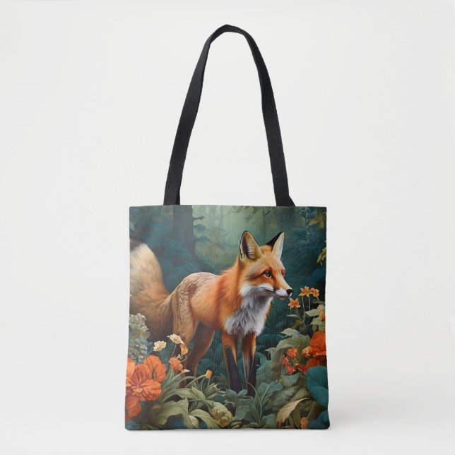 Bolsa Tote Floresta Fox (Frente)