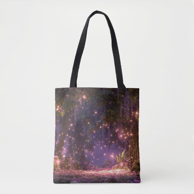 Bolsa Tote Floresta Mágica Encantada (Frente)