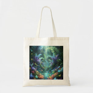Bolsa Tote Floresta Mágica Encantada Bioluinescente