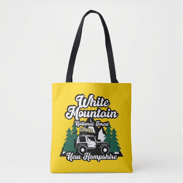 Bolsa Tote Floresta Nacional White Mountain New Hampshire (Frente)