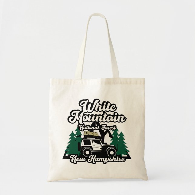 Bolsa Tote Floresta Nacional White Mountain New Hampshire (Frente)