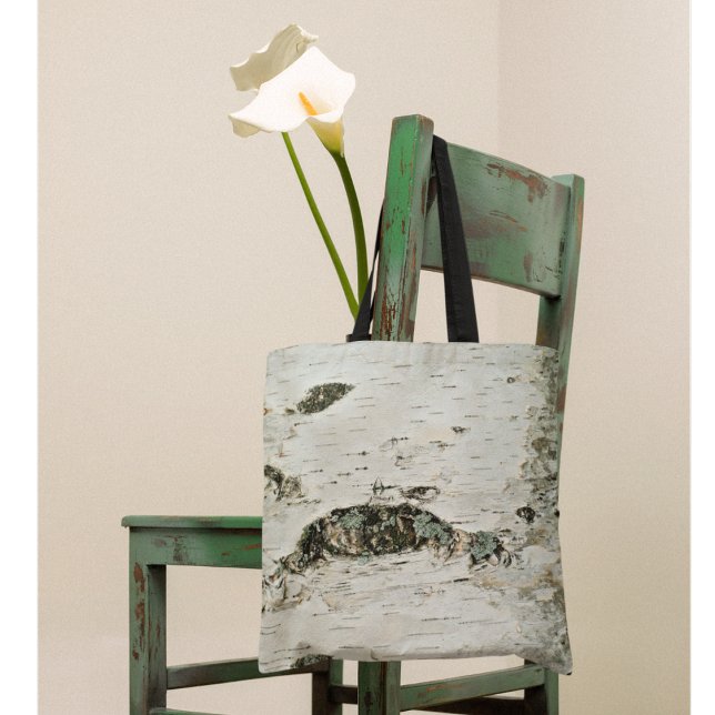 Bolsa Tote Floresta Natural do Tronco de Árvore Birmanês (Criador carregado)