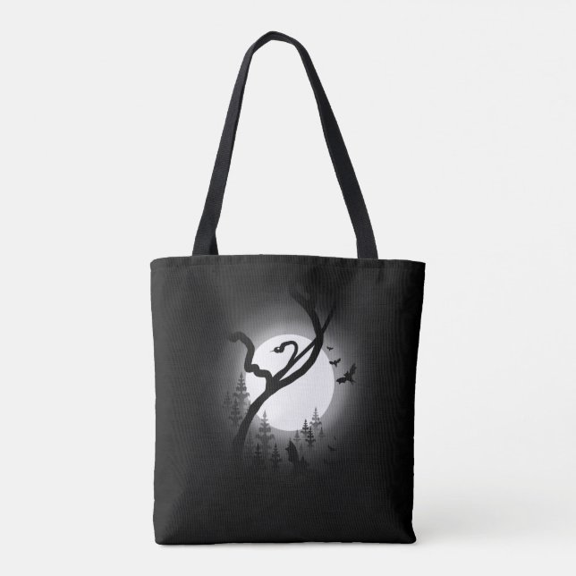 Bolsa Tote Floresta Noturna Encantada (Verso)