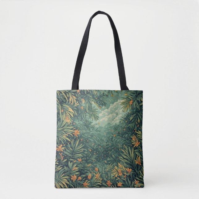 Bolsa Tote floresta tropical  (Frente)