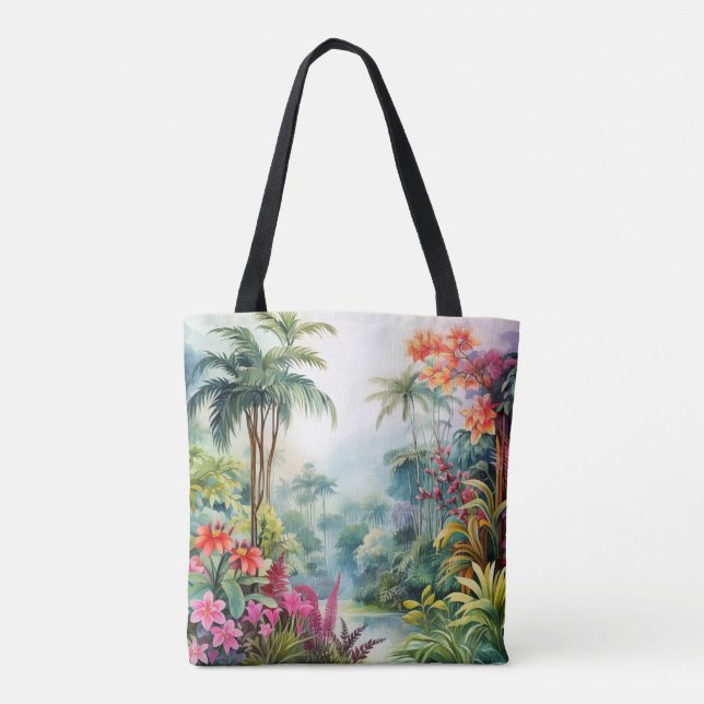 Bolsa Tote Floresta Tropical (Verso)