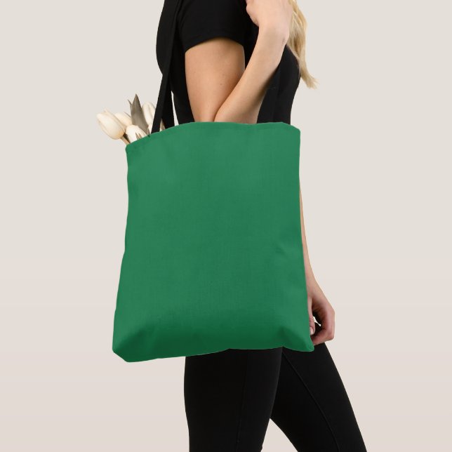 Bolsa Tote Floresta Verde Ousada (Close Up)