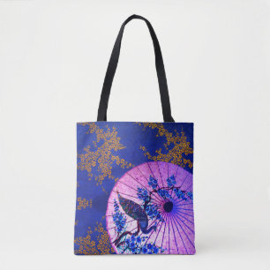 Bolsa Tote Florestas de cereja japonesas de japonês oriental-