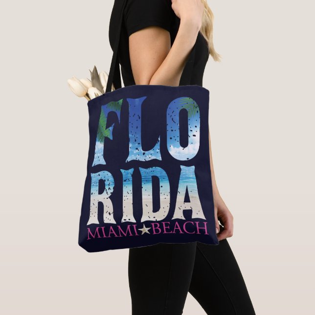 Bolsa Tote Flórida, Miami Beach (Close Up)