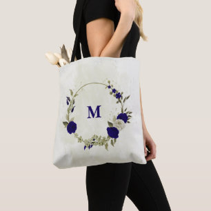 Bolsa Tote Flórida real azul-bege