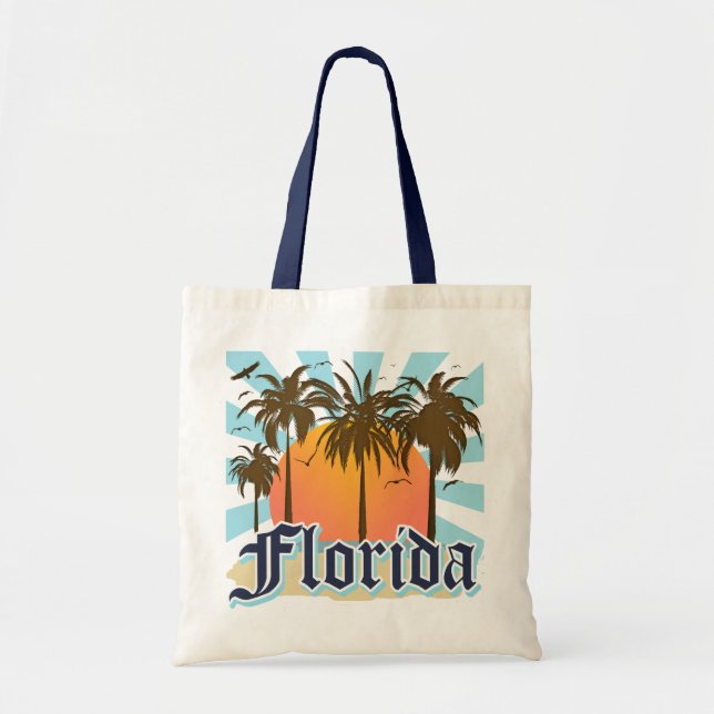 Bolsa Tote Florida sunshine state EUA (Frente)