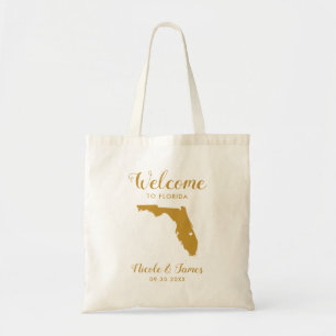 Bolsa Tote Flórida Wedding Bag para convidados de hotel, Bol