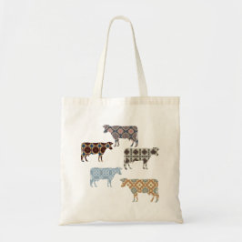 Bolsa Tote Florillas Cow