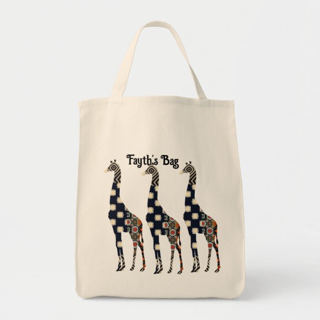 Bolsa Tote Florillas Giraffe Tote Bag (Frente)