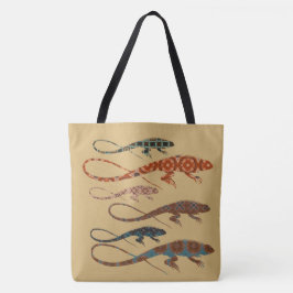 Bolsa Tote Florillas Lizard