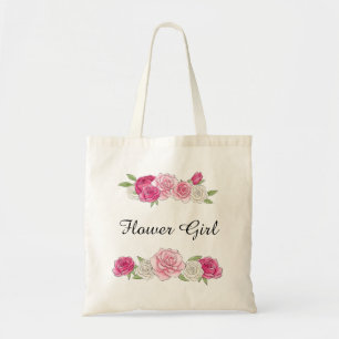 Bolsa Tote Florista feito sob encomenda do chique do rosa do