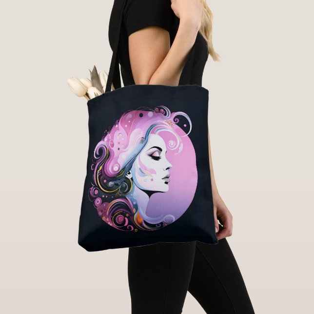 Bolsa Tote "Flourish Feminina" Beleza das Mulheres (Close Up)