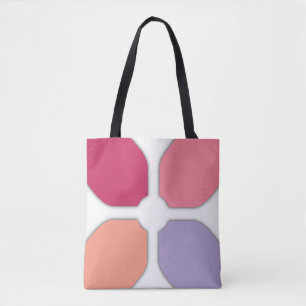 Bolsa Tote Flower Cross