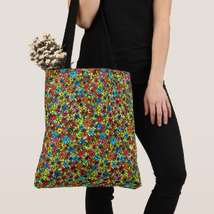 Bolsa Tote Flower doodles
