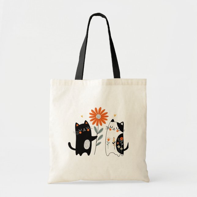 Bolsa Tote Flower Friends (Frente)
