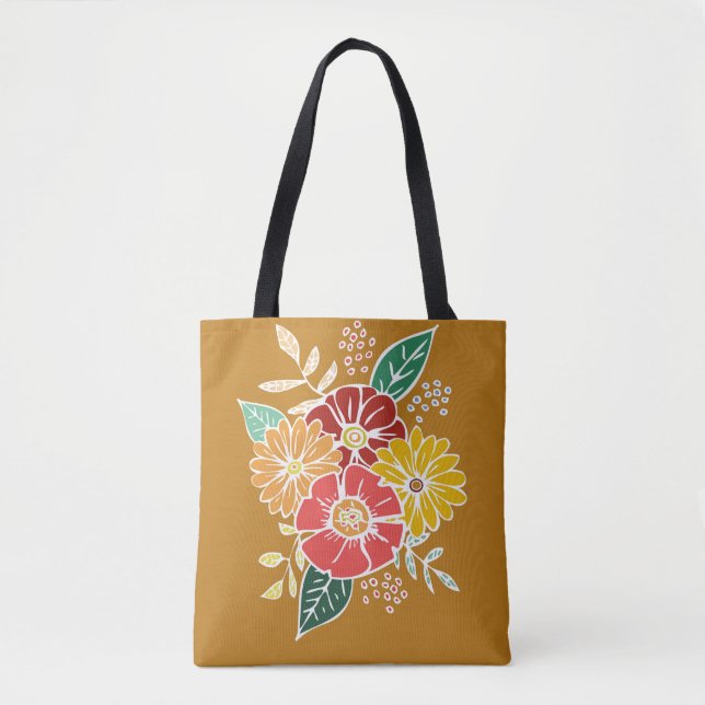 Bolsa Tote Flower Power #9 (Frente)