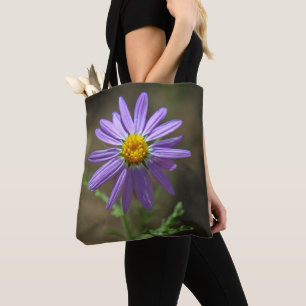 Bolsa Tote flower power roxo