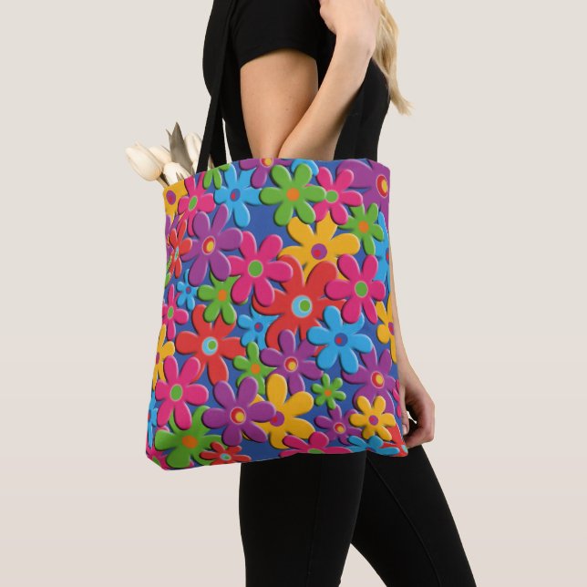 Bolsa Tote FlowerPower (Close Up)