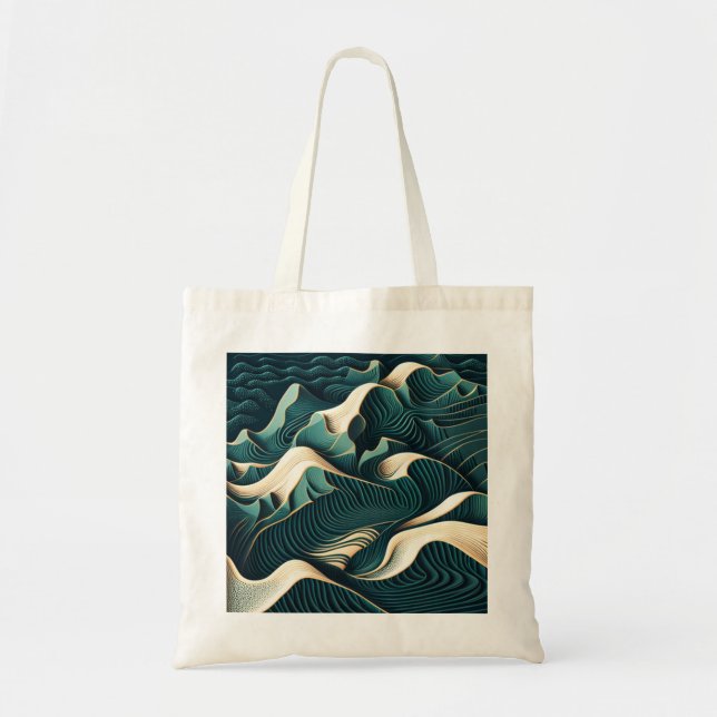 Bolsa Tote Flowing Harmony (Frente)