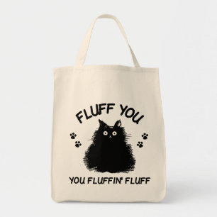 Bolsa Tote Fluff Você Fluffin Fluff Gato Gatinho