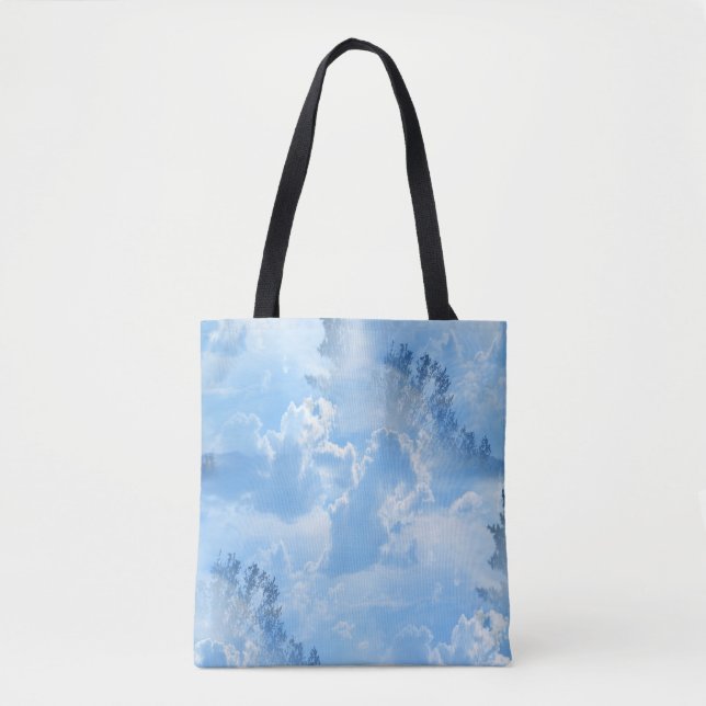 Bolsa Tote Flutuando nas nuvens... (Frente)