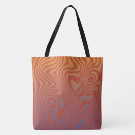 Bolsa Tote Fluxo de Sonho l Padrão Abstrato Trippy - No. 01