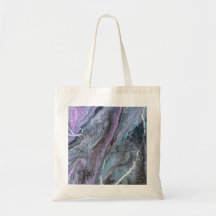 Fluxo Roxo & Turquesa Abstrato